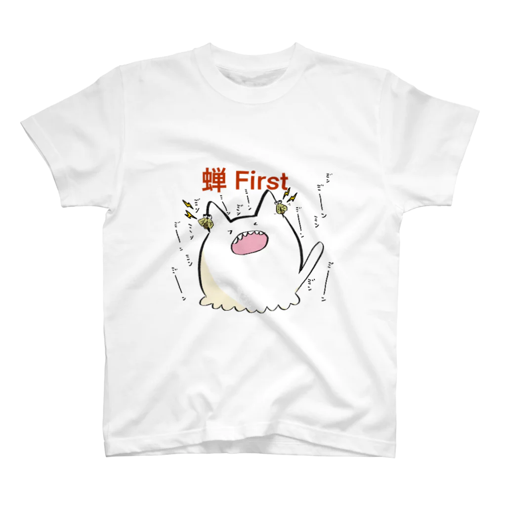 なぞネコの船の蝉First スタンダードTシャツ