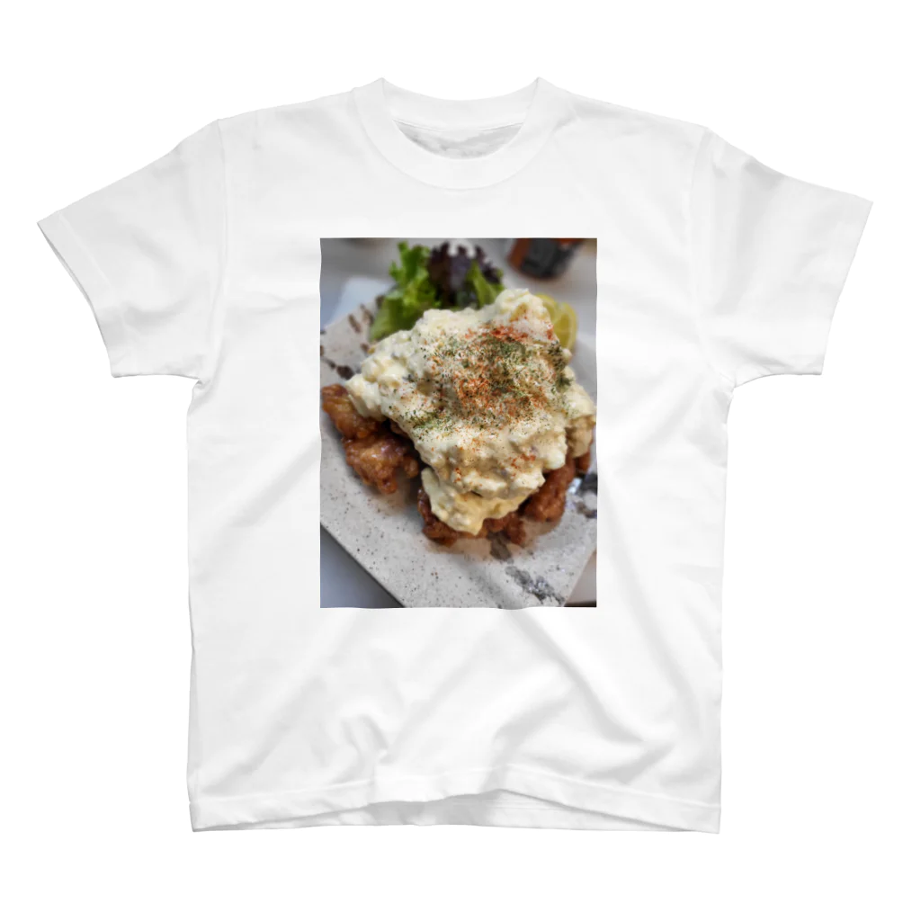 ボートレースと料理好きの食いしん坊クッション スタンダードTシャツ