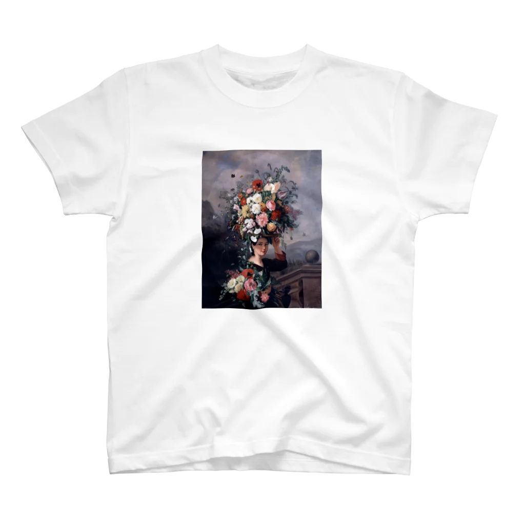 世界の絵画アートグッズのシモン・サン＝ジャン《女庭師》 Regular Fit T-Shirt