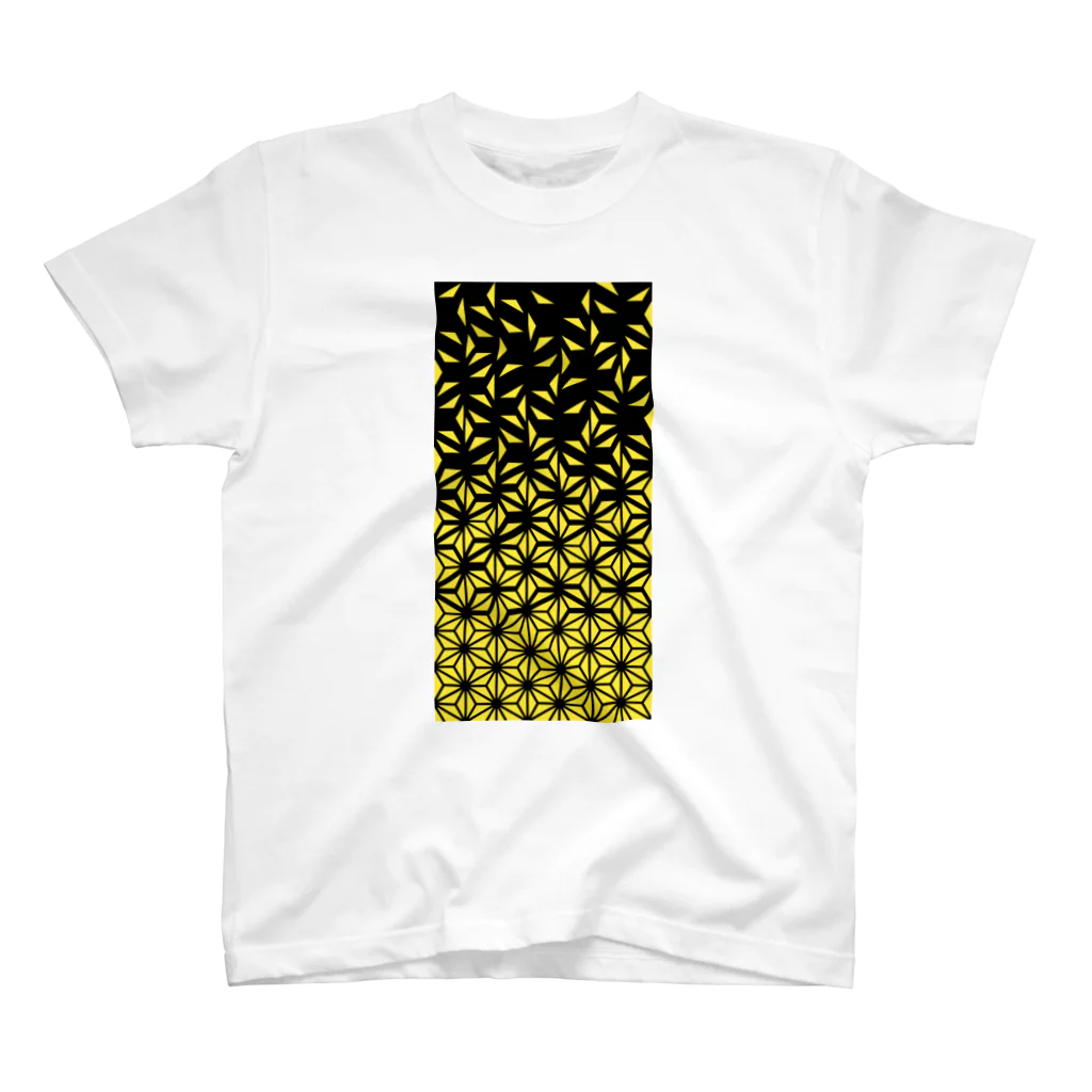 bonnylochの麻の葉_Yellow スタンダードTシャツ