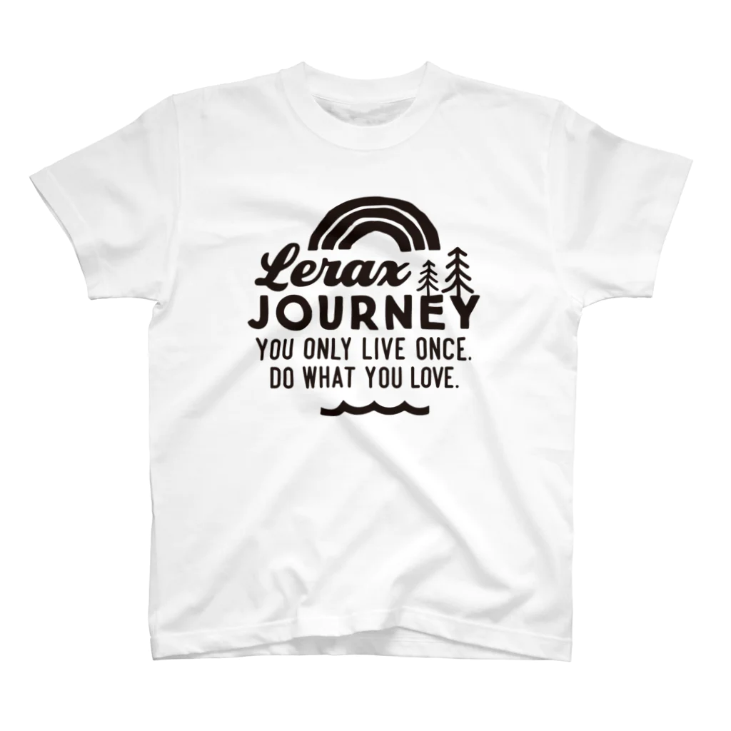 LERAXのLERAX JOURNEY T BLACK スタンダードTシャツ