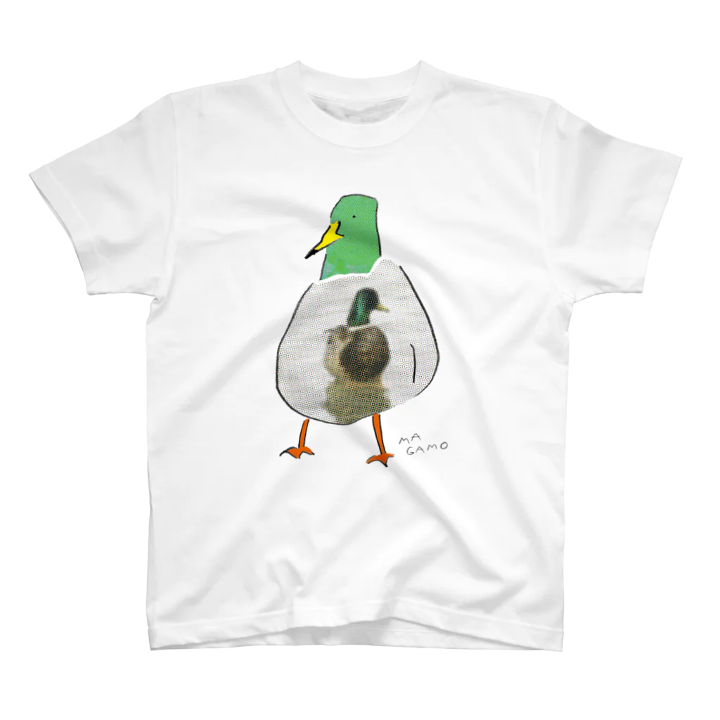 TORISUKI（野鳥・鳥グッズ）のカモかもしれない スタンダードTシャツ