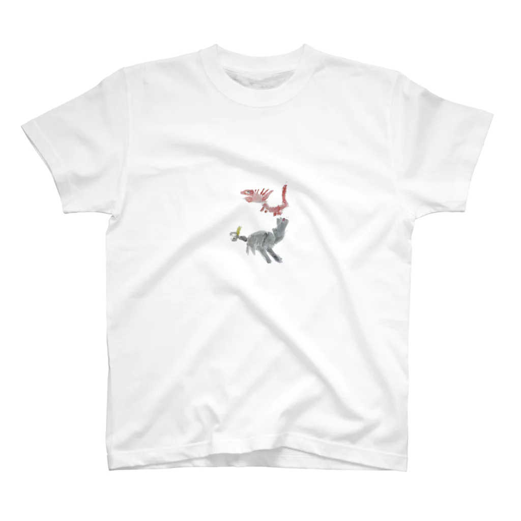 ちびっ子画伯の恐竜Tシャツ Regular Fit T-Shirt