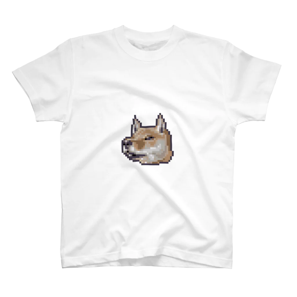 mtmtの柴犬（ドット絵） スタンダードTシャツ