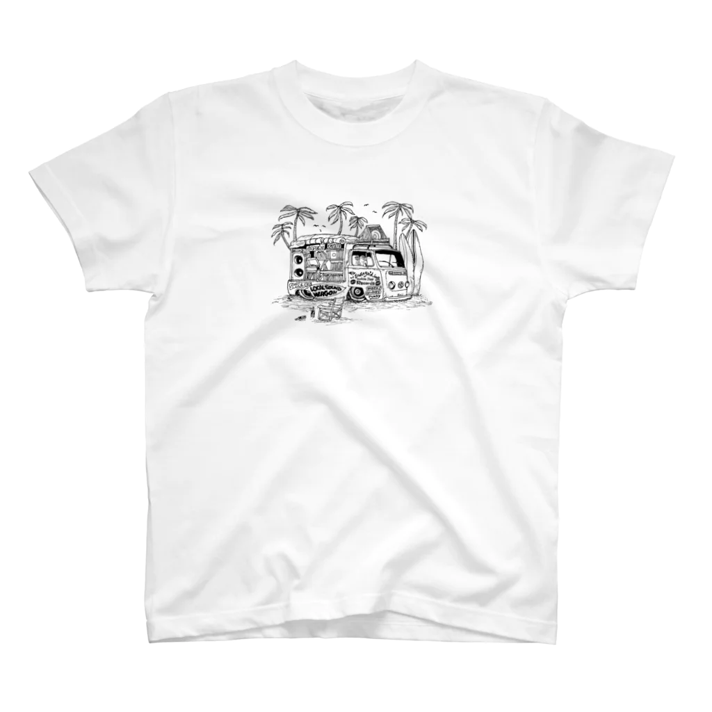 LOWER'S OutdoorのBEACH WAGON Tee スタンダードTシャツ