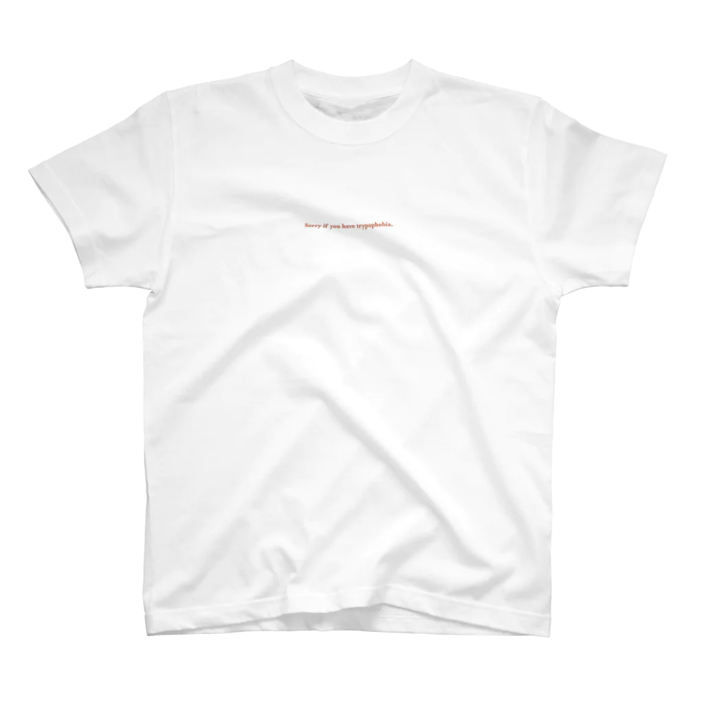 bibiのSorry if you have trypophobia. - orange スタンダードTシャツ