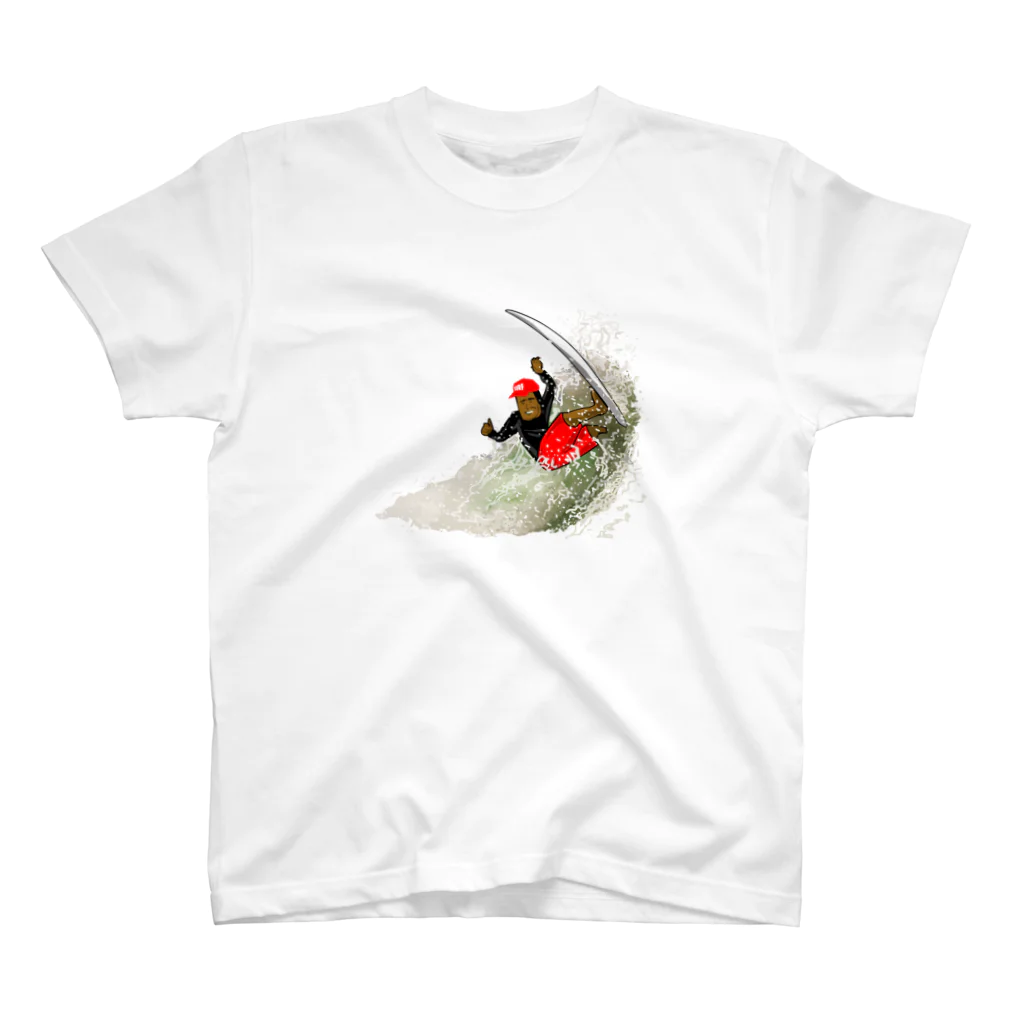 LIKE A GLIDING BIRDのIKEMEN SURFER スタンダードTシャツ