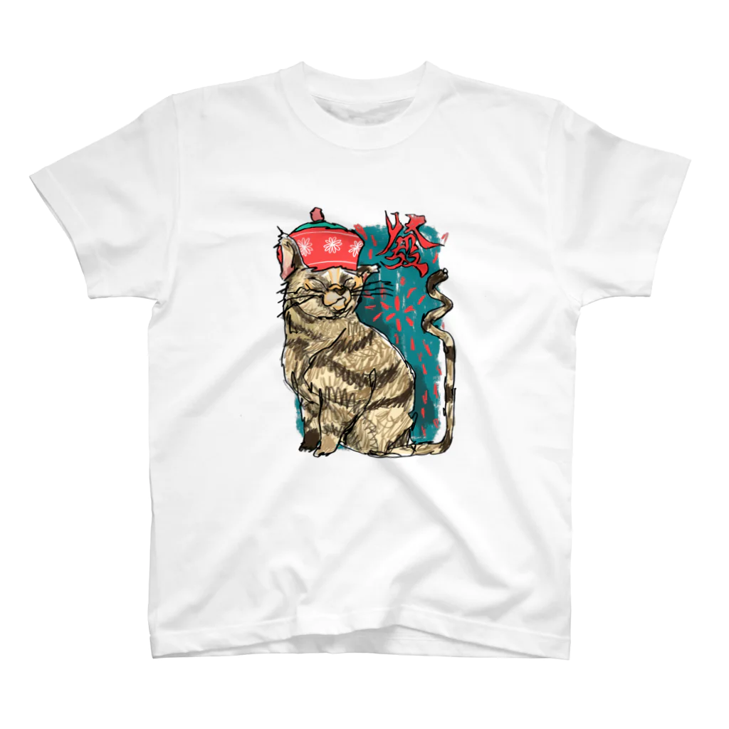 ちるの麻雀牌猫：ちる Regular Fit T-Shirt