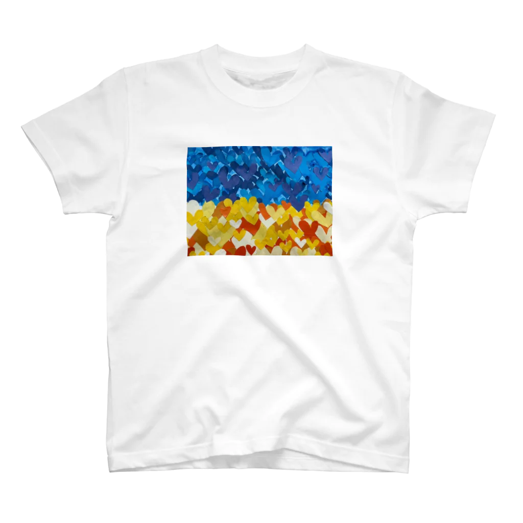 ウクライナのワンコ応援団の《こどもたちの描いたウクライナ》② Regular Fit T-Shirt