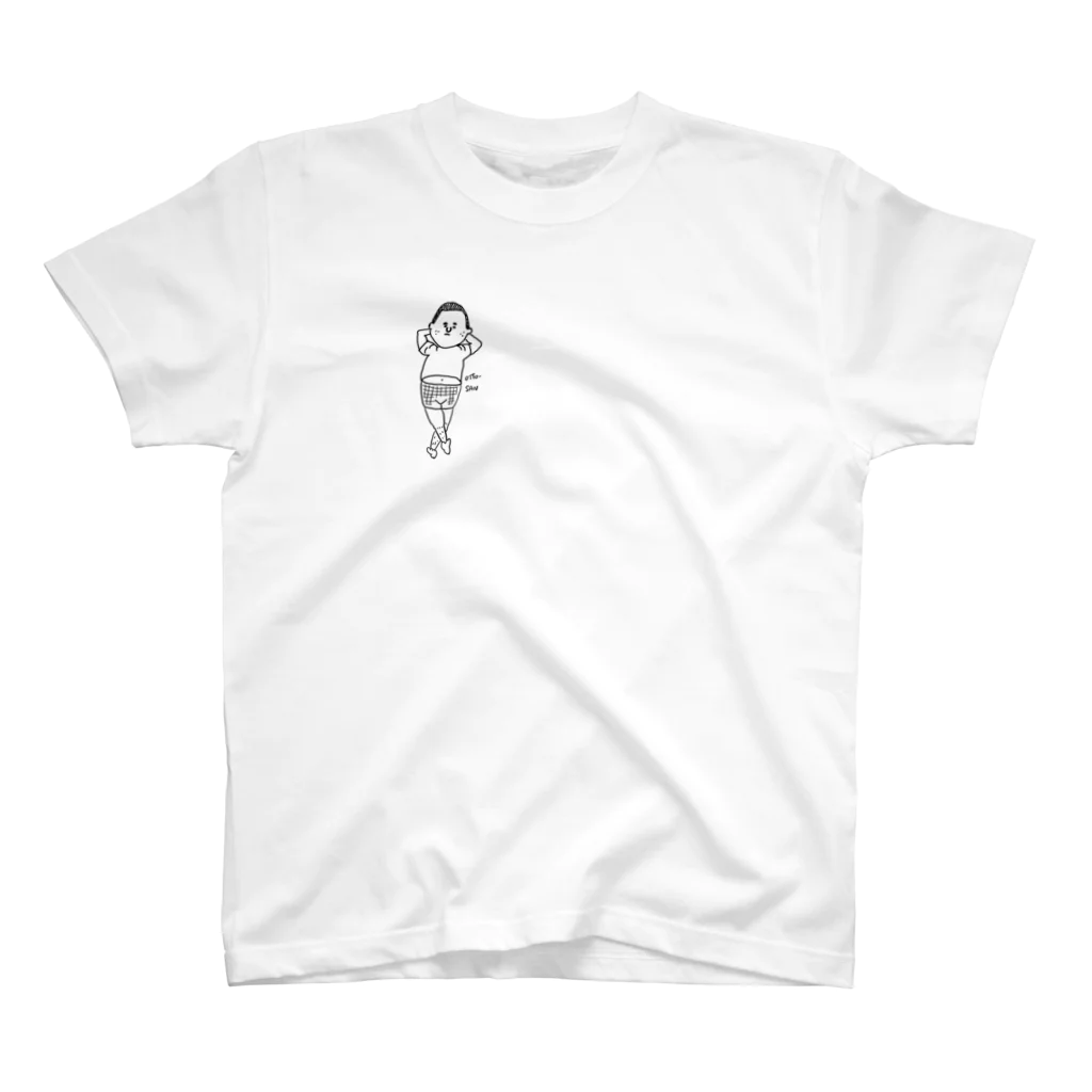 Otto-sanのOtto-san白黒 Regular Fit T-Shirt