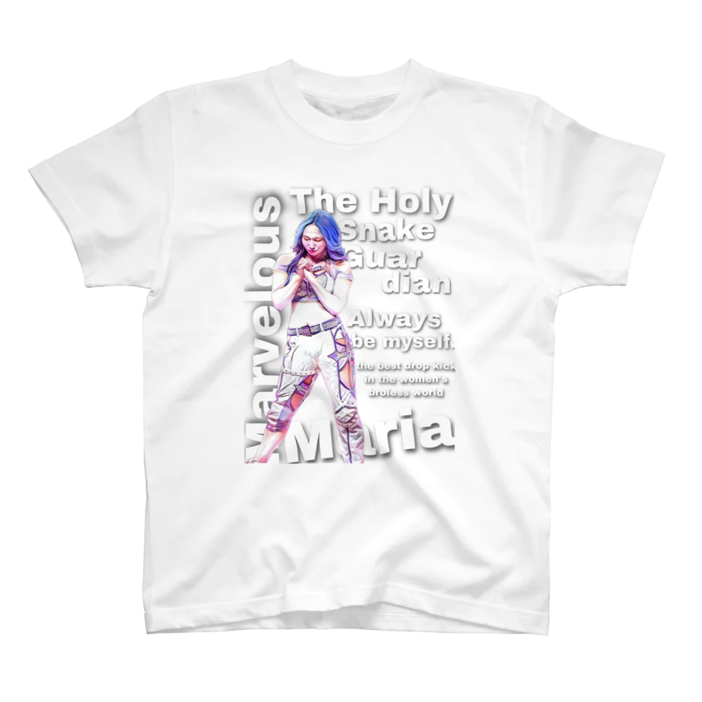 MariaのMaria紫ロゴ💜 Regular Fit T-Shirt