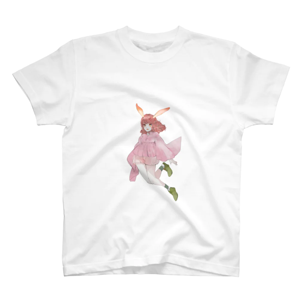 照嶌 雨子のうさみみちゃん スタンダードTシャツ