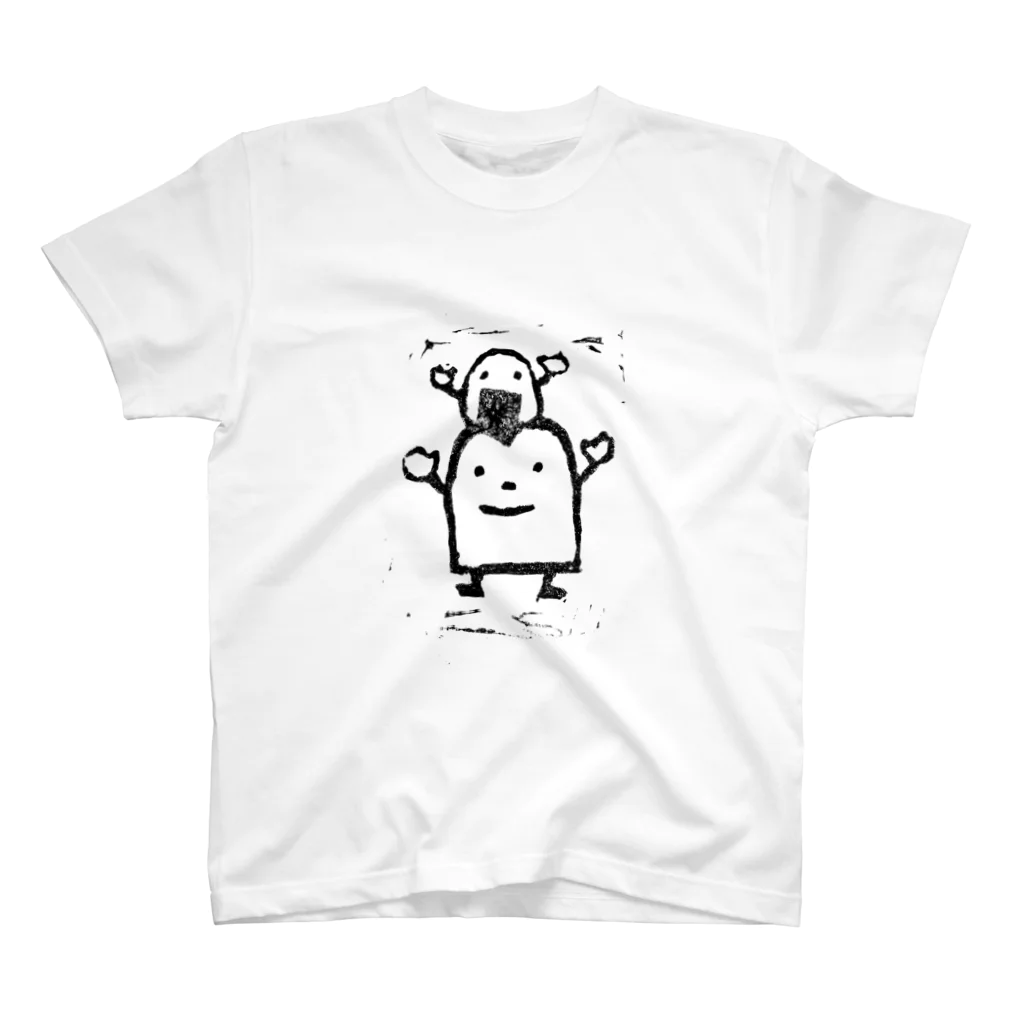 食パンの版画 スタンダードTシャツ