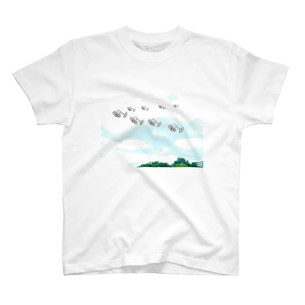 g_holicの航空祭～扇風機がたくさん飛ぶイベント～ スタンダードTシャツ