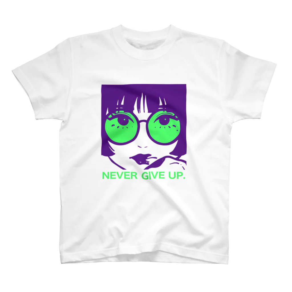 ONEGOのNever give up. (前面ver) Regular Fit T-Shirt