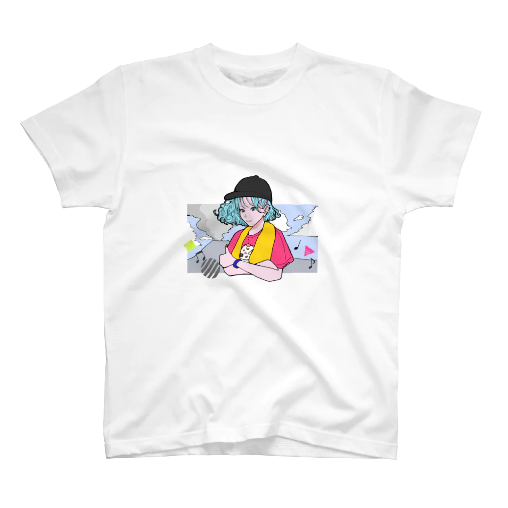レモンジャム子のナツヘスガール Regular Fit T-Shirt