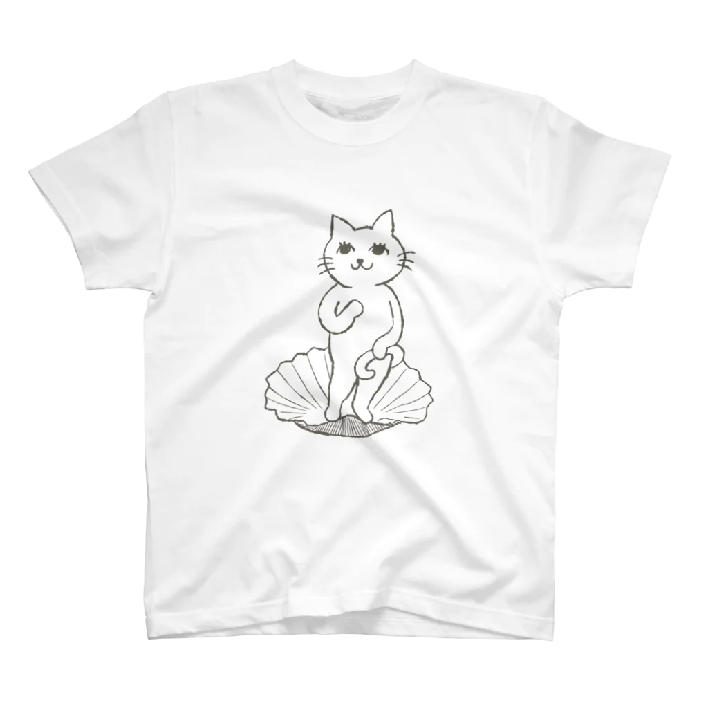 キムラプレミアム の猫のヴィーナスの誕生（単体・グレー） Regular Fit T-Shirt