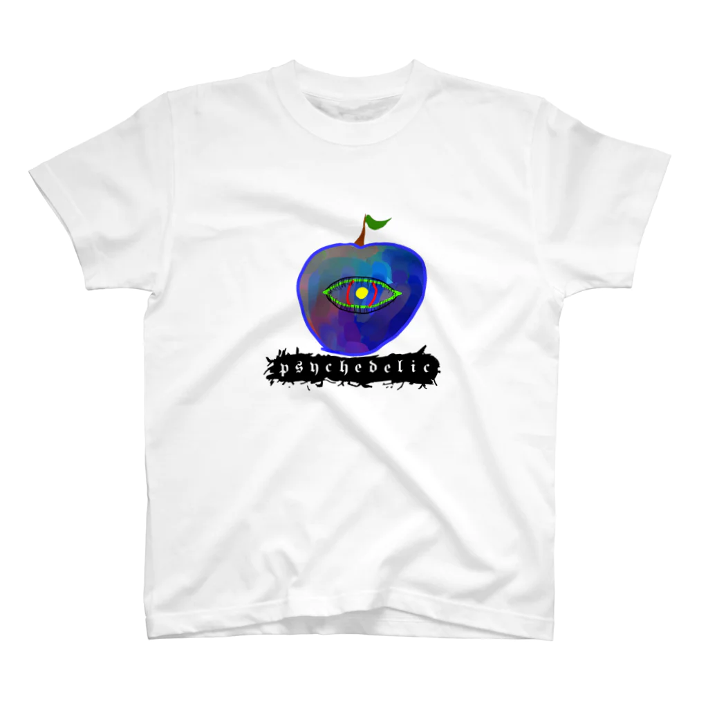 ナマステハンバーグのサイケデリックアップル(Psychedelic apple) スタンダードTシャツ