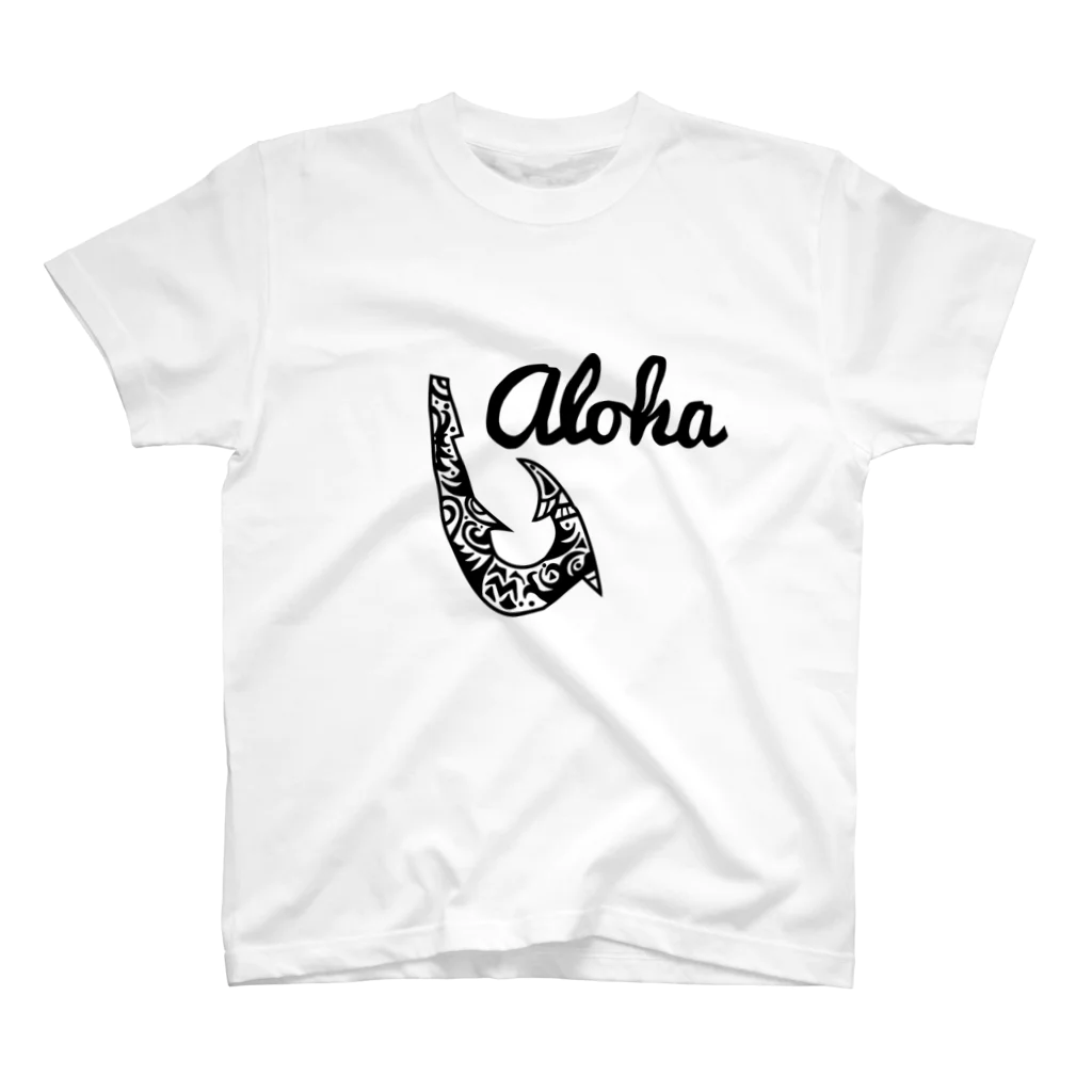 alohacanaのHawaiian Fish Hook Regular Fit T-Shirt