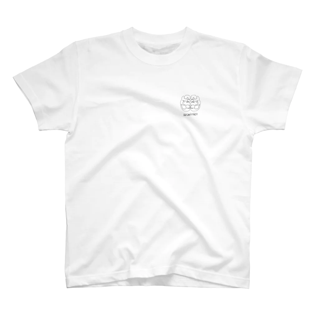 knowledgeのknowledge logo item Regular Fit T-Shirt