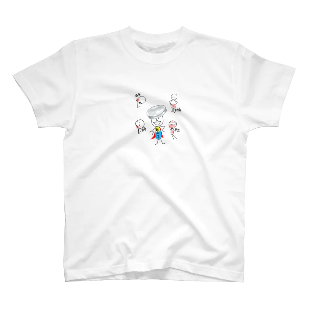 bluebird の鎮痛マン スタンダードTシャツ