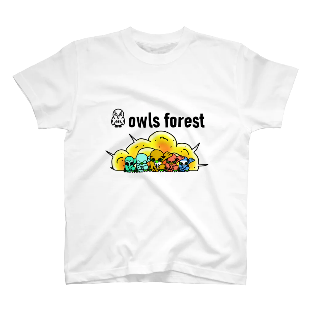 owls forest アイテム部屋のowlish5　第二弾 スタンダードTシャツ