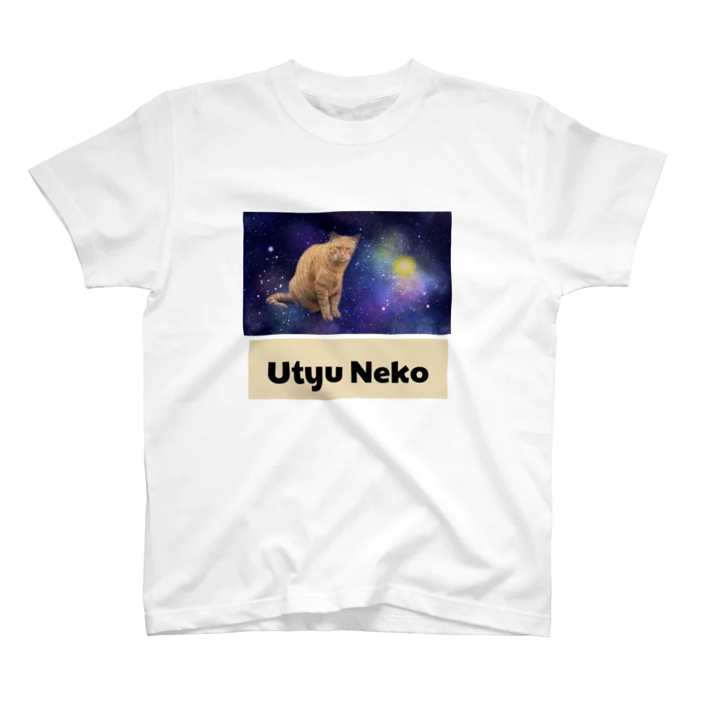 もふちゃんのUtyuねこ スタンダードTシャツ