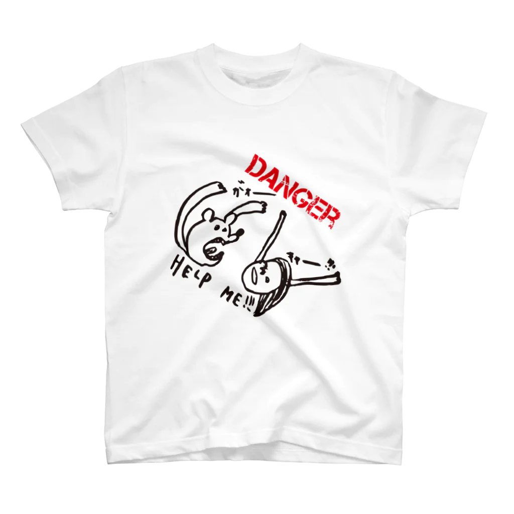 KASIのDANGER スタンダードTシャツ