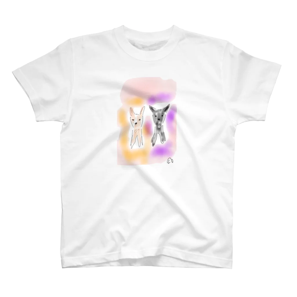 anorinoの姉妹犬 スタンダードTシャツ