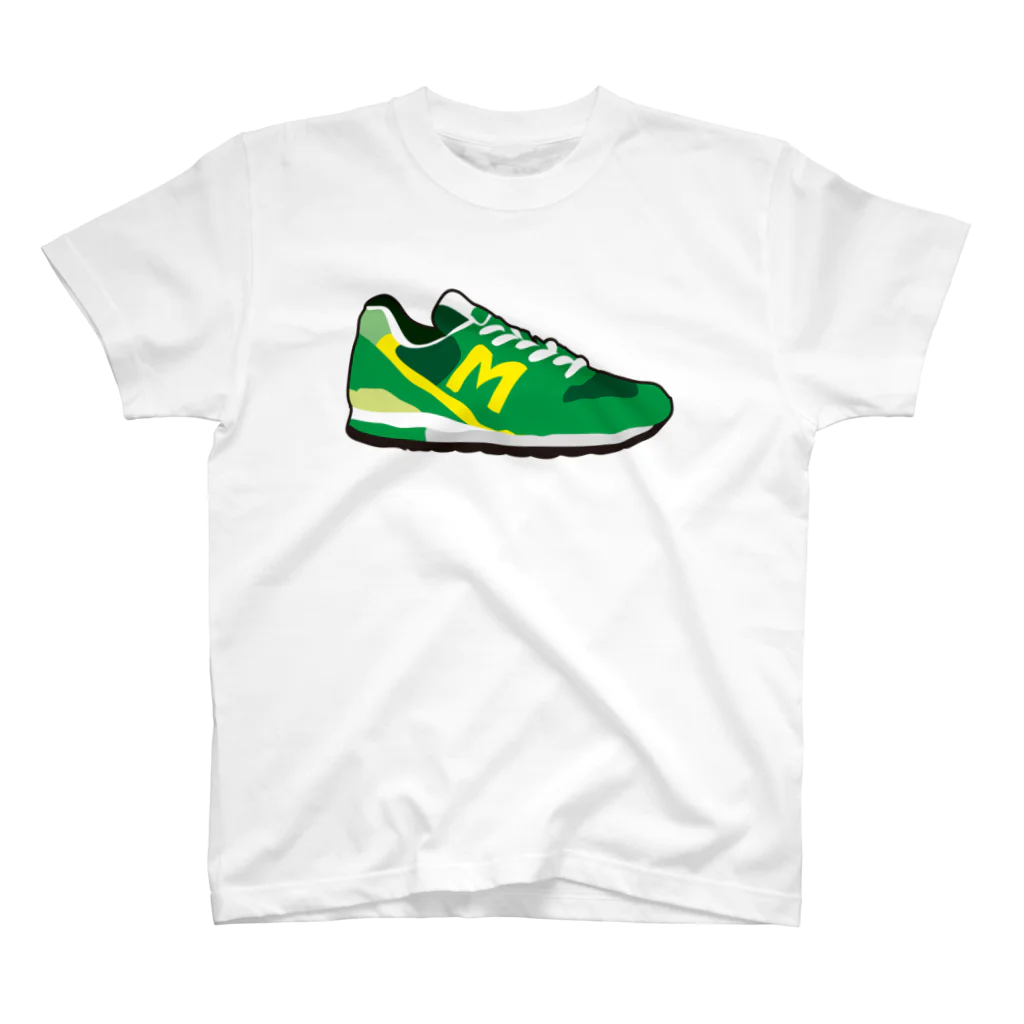 D-N-A Goods Shopのシューズ(green) Regular Fit T-Shirt