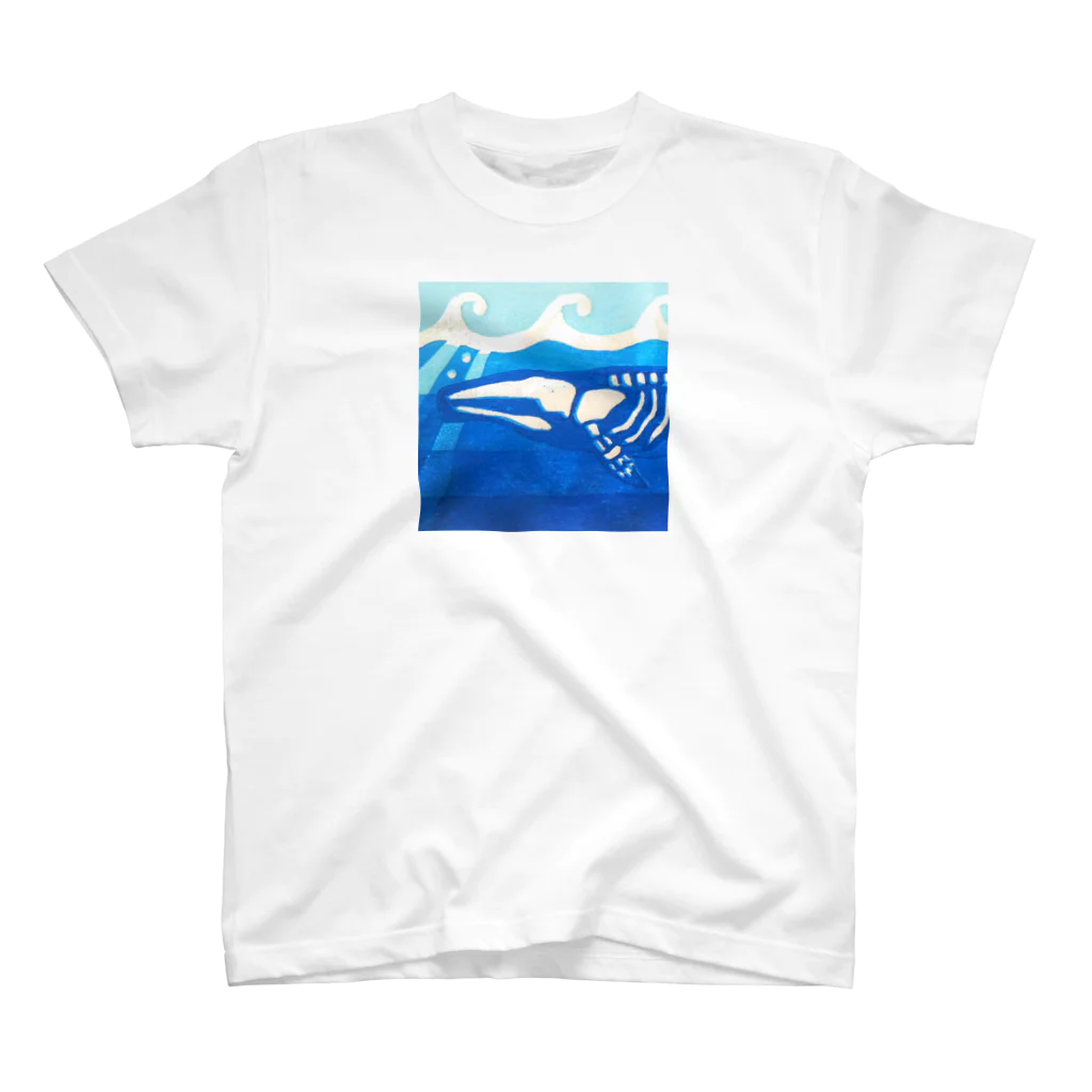 うずらうおファクトリーのクジラノホネ スタンダードTシャツ