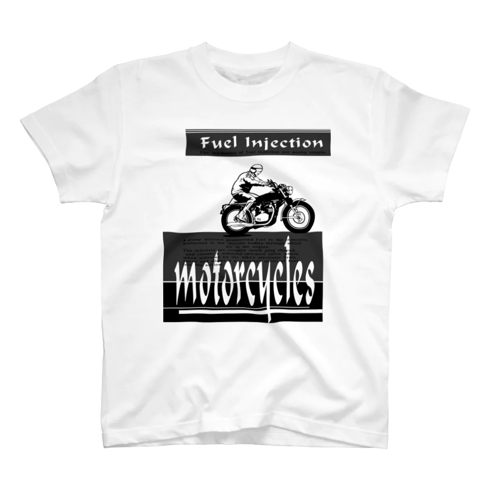 CK & outdoorマガジン店のオートバイ　インジェクション　MONO１ Regular Fit T-Shirt