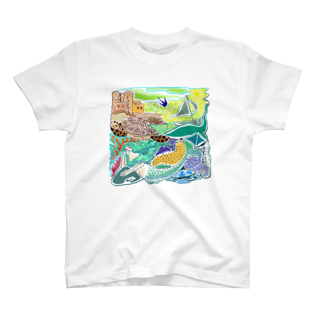 アトリエMの人魚t Regular Fit T-Shirt