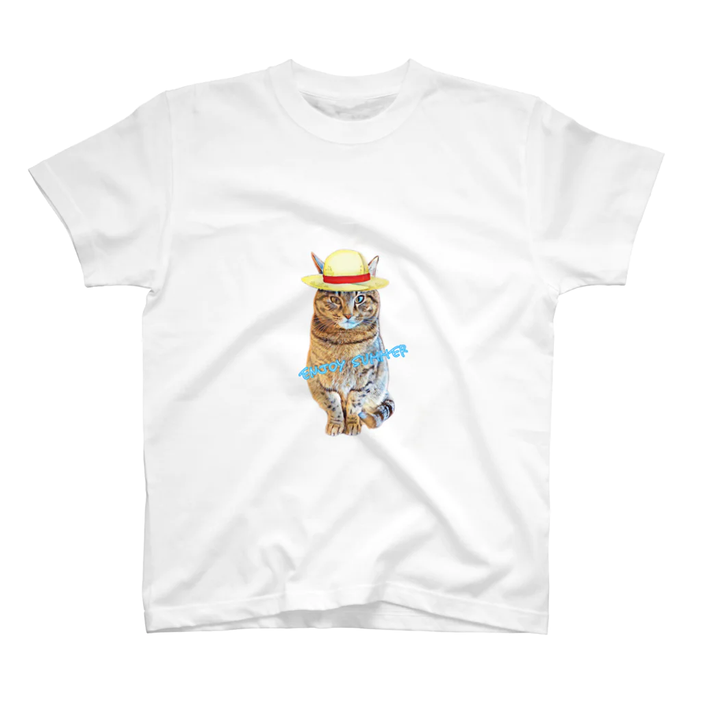 ニャンウィズの春アニキの夏休み Regular Fit T-Shirt