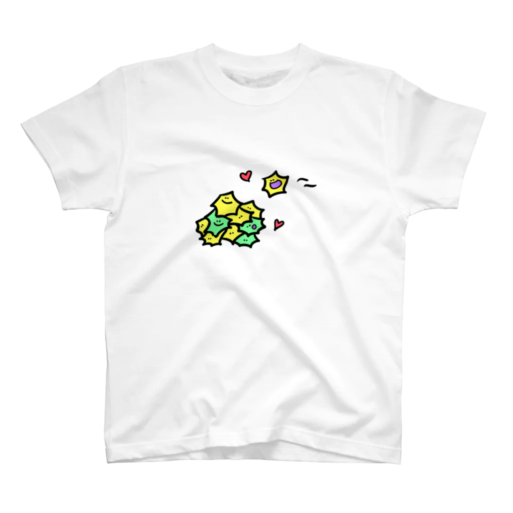 Dr.pepepe の陽気な血球やさんのLOVE血小板 スタンダードTシャツ