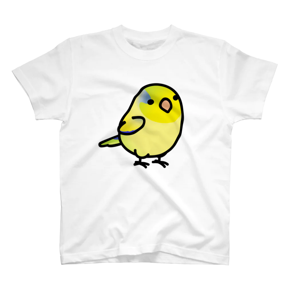 Cody the LovebirdのChubby Bird マメルリハ　イエロー スタンダードTシャツ