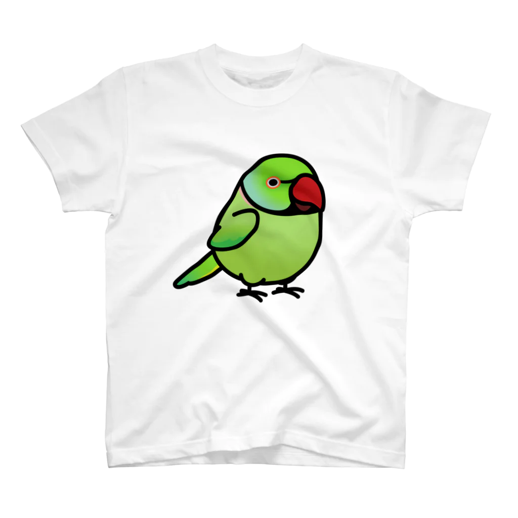 Cody the LovebirdのChubby Bird　ワカケホンセイインコ　グリーン Regular Fit T-Shirt