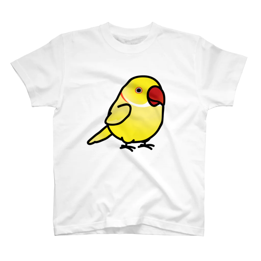 Cody the LovebirdのChubby Bird ワカケホンセイインコ　イエロー スタンダードTシャツ