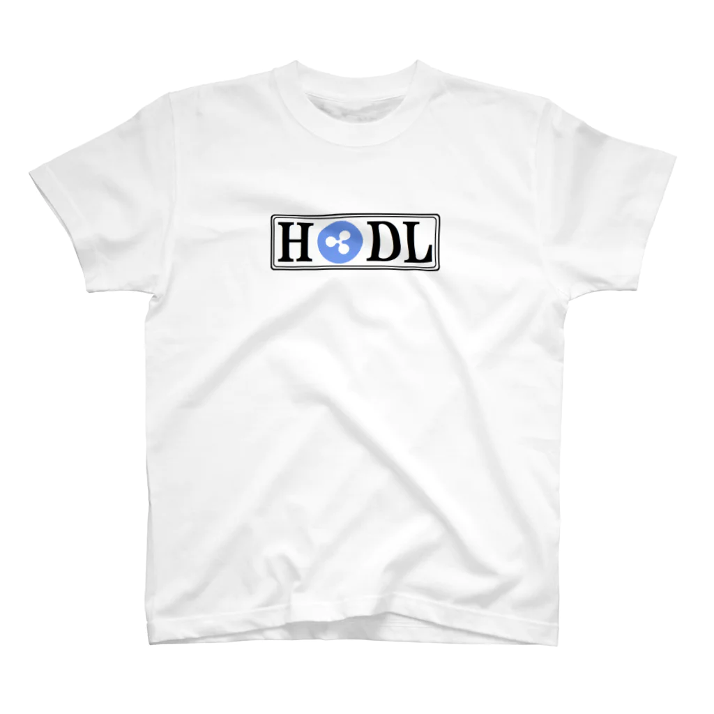 BBdesignのxrp ripple hodl スタンダードTシャツ