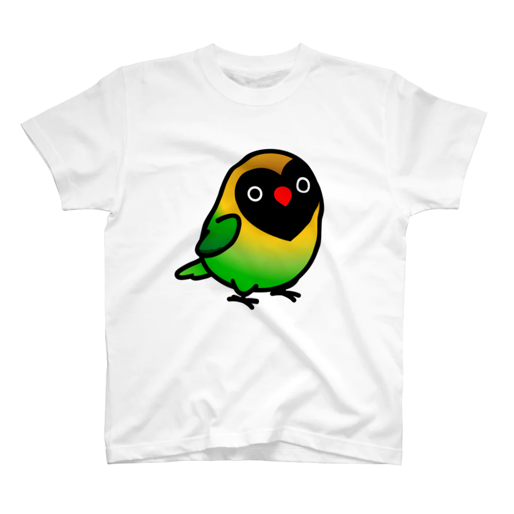 Cody the LovebirdのChubby Bird キエリクロボタンインコ スタンダードTシャツ