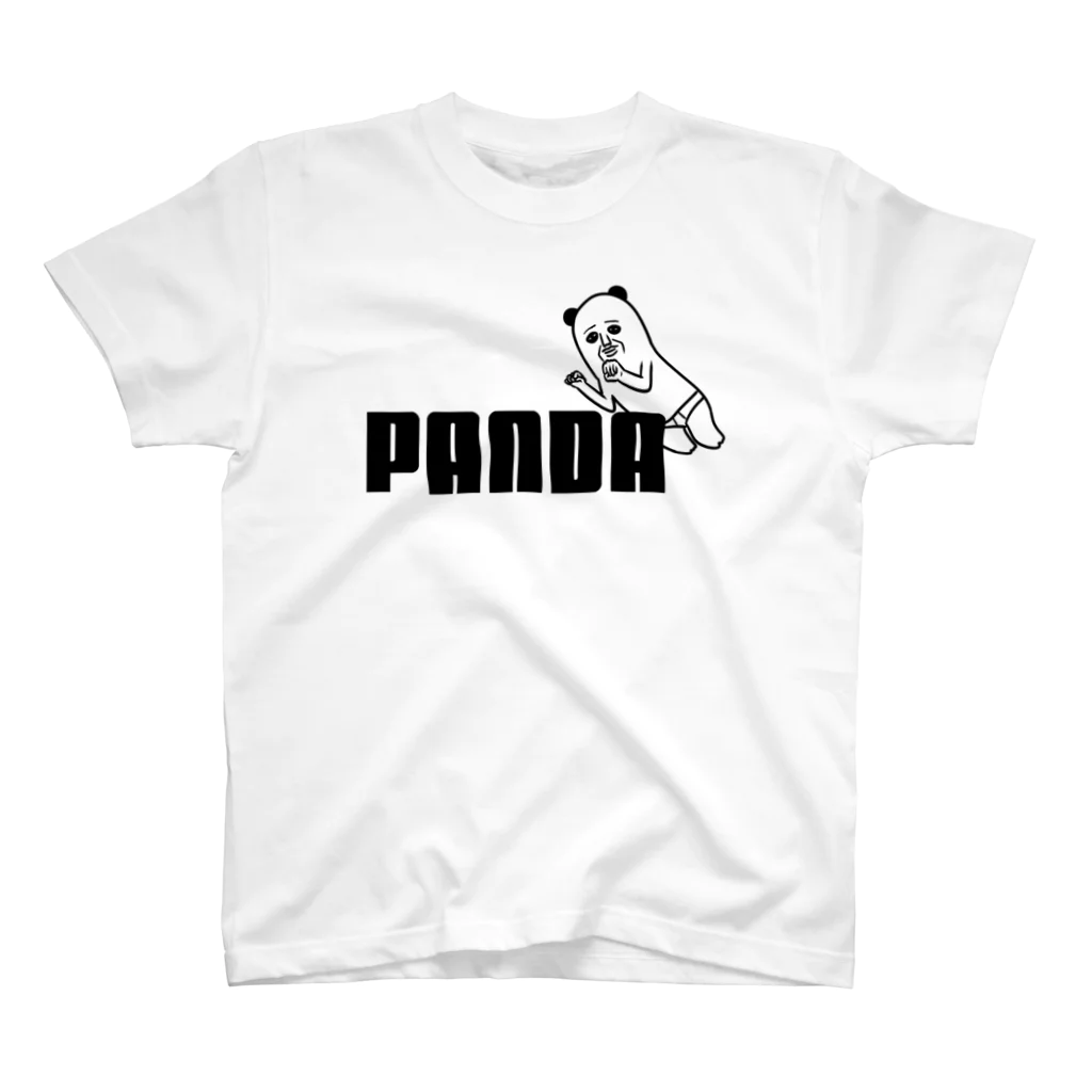 mamezoのPANDA スタンダードTシャツ