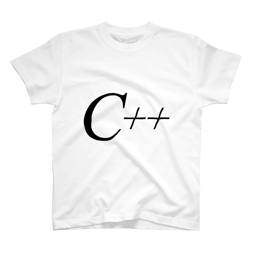 急行天北KV支線のミノル君風「C++」Tシャツ Regular Fit T-Shirt