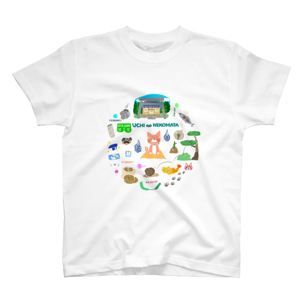 Ξ NYA ω AAN Ξのうちのねこマタ Regular Fit T-Shirt