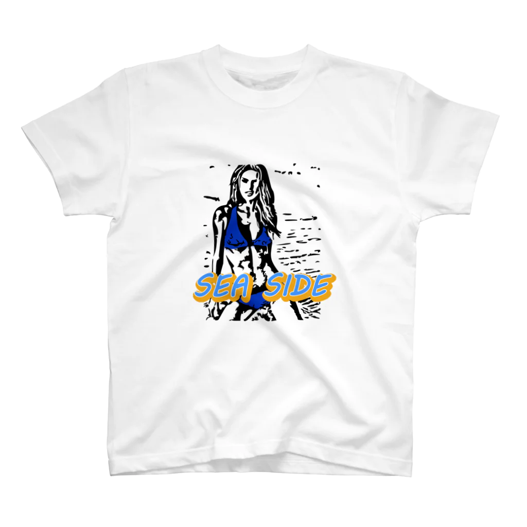 アラン・クレインのSEA SIDE GAL スタンダードTシャツ