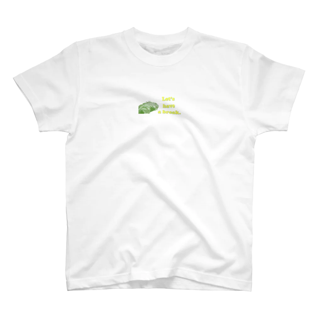 はるきちのぼちぼちいこうぜイグアナ Regular Fit T-Shirt