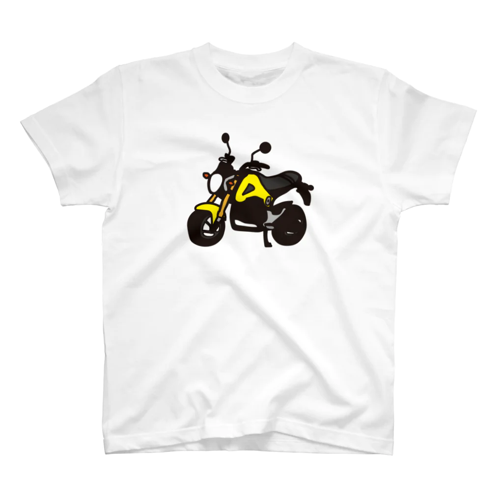 HSMT design@NO SK8iNGのGROM YELLOW Regular Fit T-Shirt