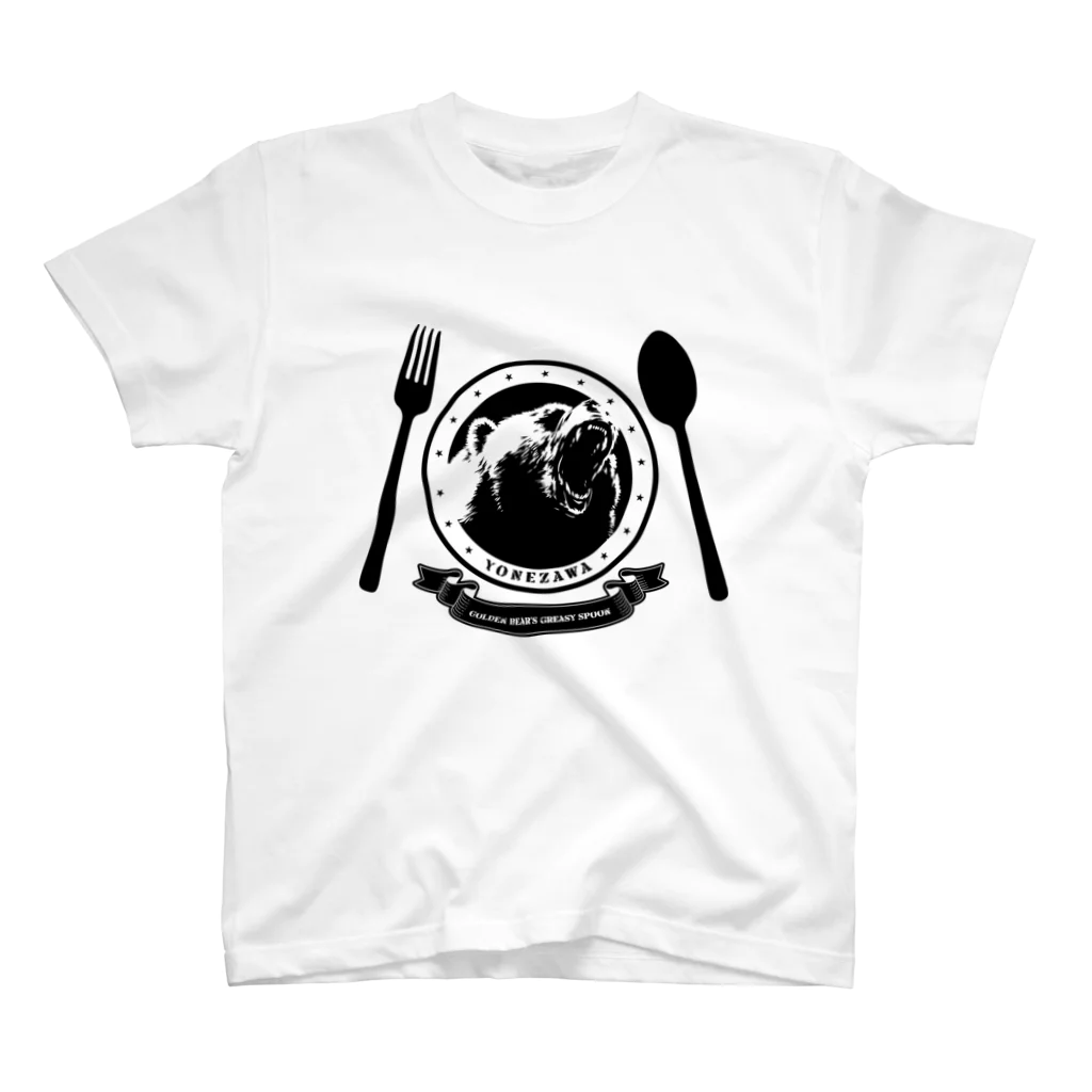 kinkuma2015の金熊食堂3周年グッズ スタンダードTシャツ