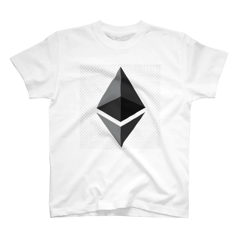 暗号資産と食べ物の仮想通貨　Ethereum（イーサリアム） Regular Fit T-Shirt