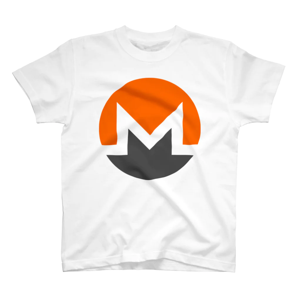 暗号資産と食べ物の仮想通貨　Monero Regular Fit T-Shirt