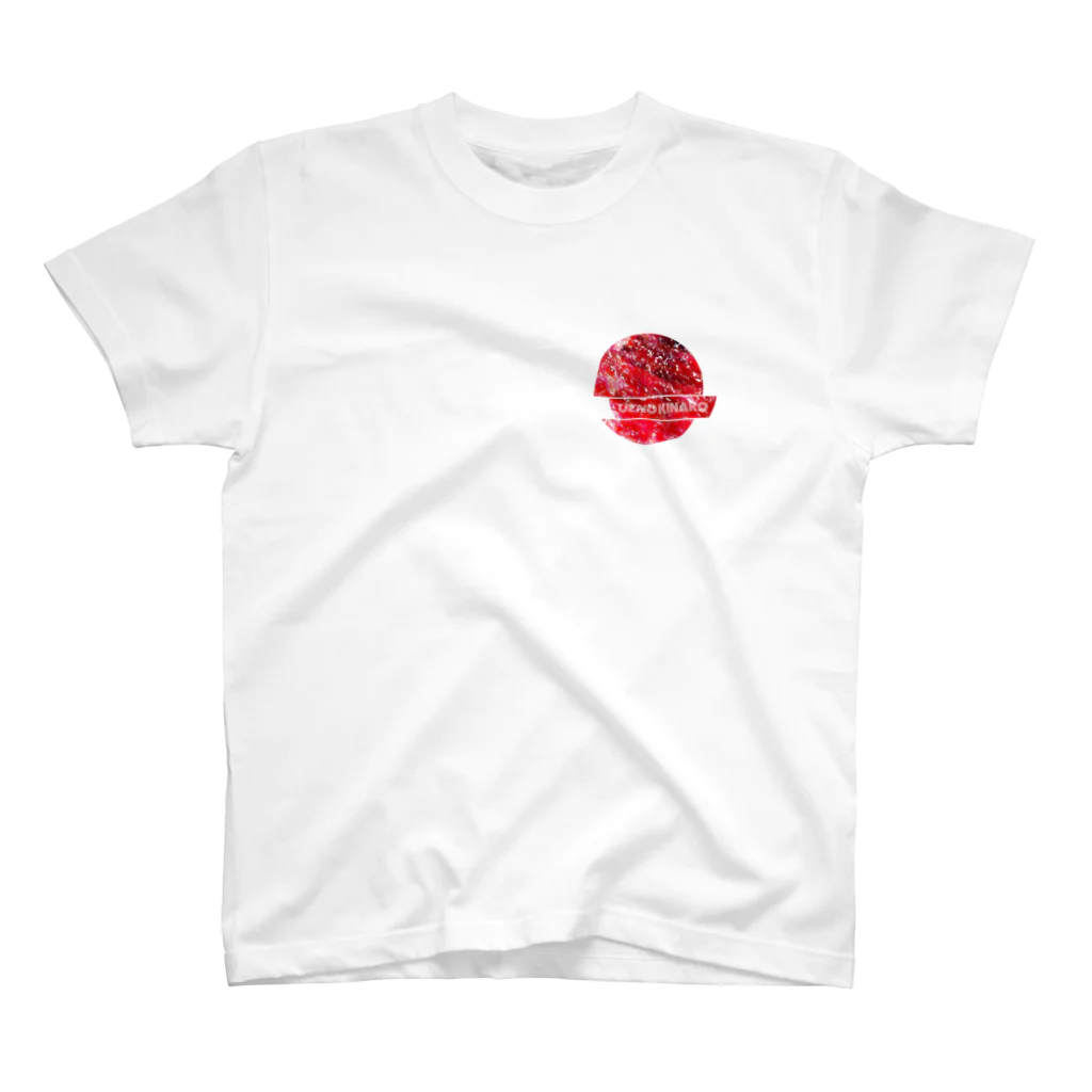 上野きなこの｢赤｣丸デザイン スタンダードTシャツ